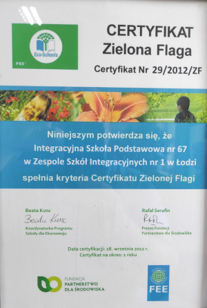Zielona flaga