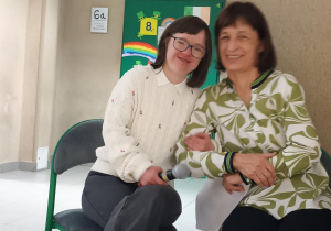 Pani Małgorzata z mamą