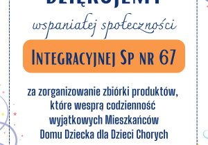 podziękowanie