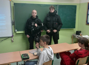 Wizyta uczniów Liceum Mundurowego