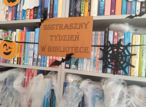 dekoracja biblioteki