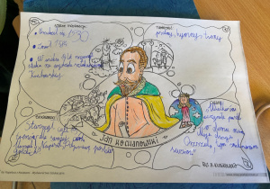 Praca ucznia na temat Jana Kochanowskiego