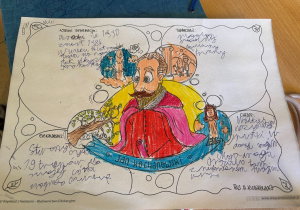 Praca ucznia na temat Jana Kochanowskiego