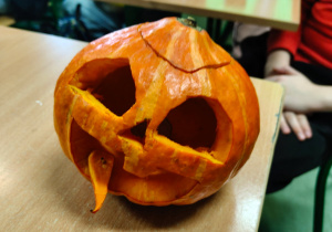 Halloween'owa dynia.