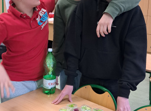 Kulinarne Ostatki na lekcji języka angielskiego 