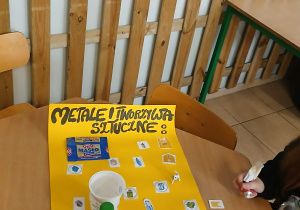 Plakat wykonany przez uczniów.