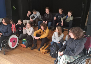 Uczniowie podczas warsztatów.