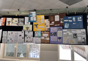 Plakaty o życiu i twórczości Janusza Korczaka.