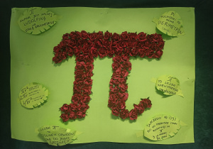 Plakat dotyczący liczby π.