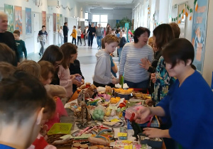 Kiermasz wielkanocny.