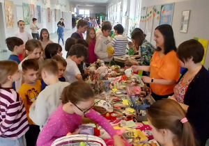 Kiermasz wielkanocny.