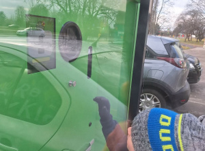 Klasa 1a uczy się segregować śmieci.