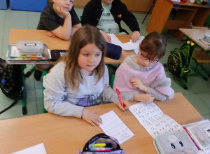 Lekcja w klasie 2b