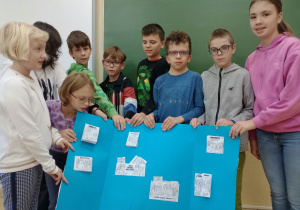 lapbook wykonany przez uczniów klasy 5 c