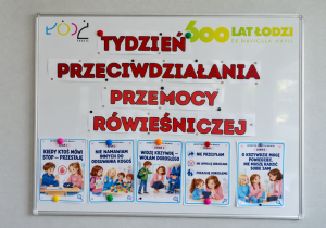 gazetka tematyczna dotycząca przeciwdziałaniu przemocy