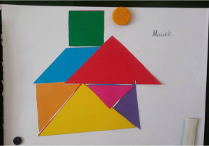 Praca plastyczna tangramy