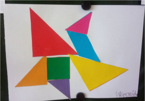 Praca plastyczna tangramy