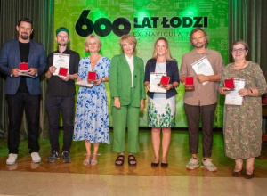 Medal 600-lecia Łodzi dla p. Dyrektor Barbary Celmerowskiej