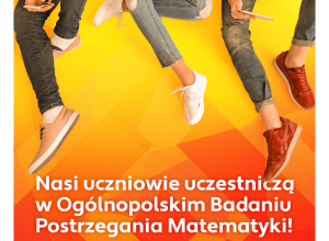 Wspieramy Ogólnopolskie Badanie Postrzegania Matematyki