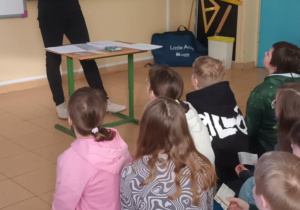 Lekcja otwarta na temat zdrowego odżywiania w ramach autorskiego projektu edukacyjnego p. M. Antoniaka pt. Zielona Moc.